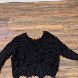 Wild Fox high low sweater